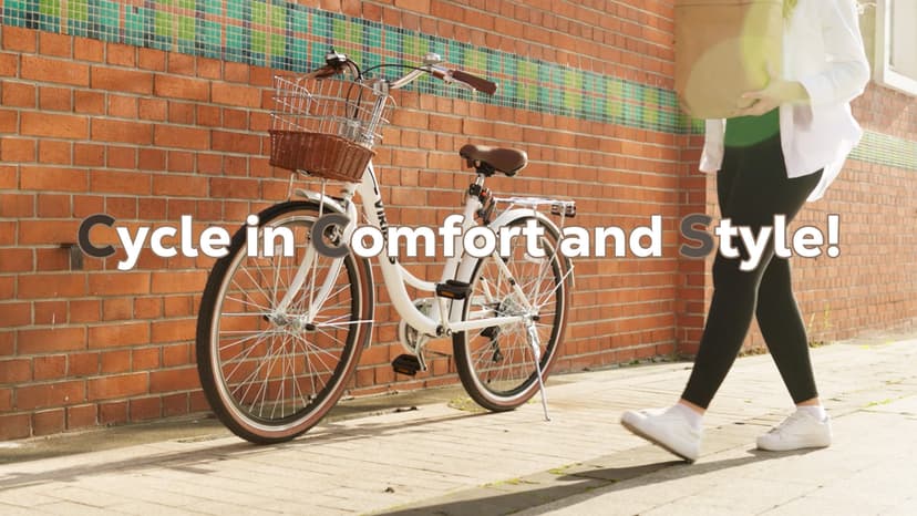 VIRIBUS Womens Cruiser Bike, 7 Speed Beach Cruiser Bike for Women, 26 inch Women Bicycle with Rattan Basket, City Commuter Vintage Retro Step Through Bicycle for Female Ladies Seniors, 330 Lb.