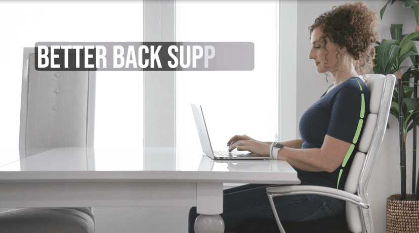 TranquilRelax Large Seat Cushion, Memory Foam Cushion for Long Sitting Hours on Office Chair, Car Seat, Non-Slip Chair Pad for Sciatica, Coccyx, Tailbone Pain Relief & Post-Surgery Recovery (Black)
