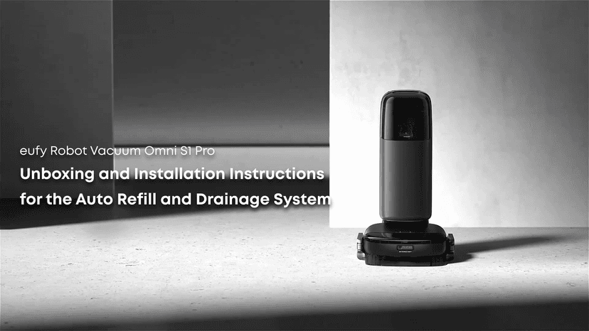 eufy Robot Vacuum Omni S1 Pro, HydroJet System with Roller Mop, Robot Vacuum and Mop Combos, Eco-Clean Ozone, Incrediable Suction, Obstacle Avoidance, Auto Mop Washing & Drying, Self-Emptying