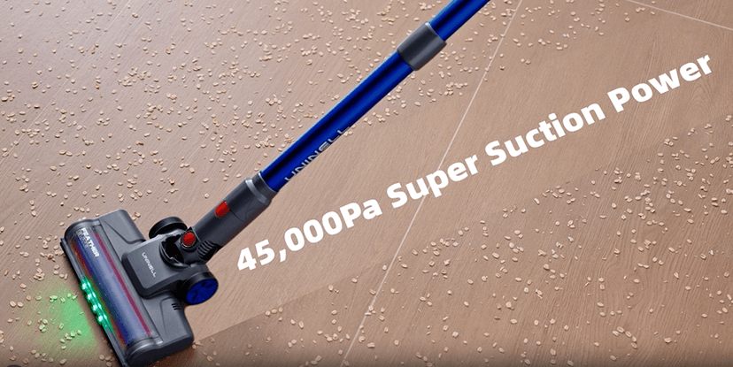 UNINELL HOME Cordless Vacuum Cleaner,45000Pa/450W Vacuum Cleaners for Home,60Mins Lightweight Stick Vacuum,Anti-Tangle & Wall Mount Charging,Vacuum Cordless for Hardwood Floor Carpet Pet Hair