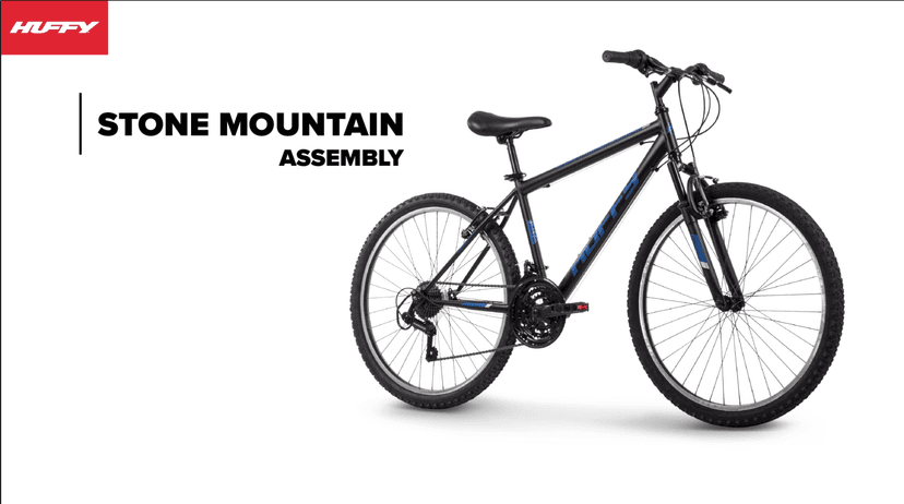 Huffy Stone Mountain Bike for Men and Women, 20”/24”/26”, 6-Speed (20”) or 21-Speed, Front or Dual Suspension (Varies), Multiple Colors, Adjustable Saddle, Shimano Equipped, All-Terrain Tires