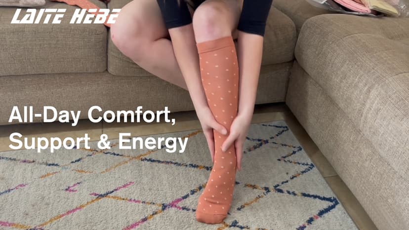 Laite Hebe 4 Pairs-Compression Socks for Women&Men Circulation-Best Support for Nurses,Running,Athletic B0B3RFNH1G