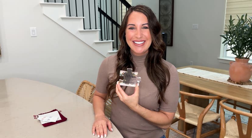 Gifts for Grandma - Engraved Acrylic Puzzle Piece - Mothers Day Adorable Grandma Presents for Birthday, Christmas, Thanksgiving Paperweights - Elegant Decorative Plaque with Lovely Quote - Chic Home