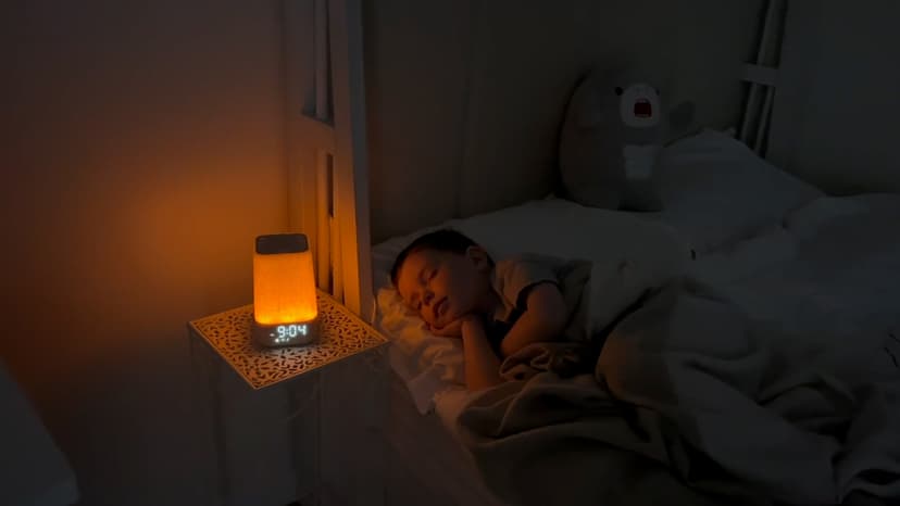 Wkzay White Noise Sound Machine: 30 Soothing Sounds, Sunrise Alarm Clock for Gentle Wake Up, Adjustable Volume & Night Light, Timer - Easy to Sleep, Relax, Focus