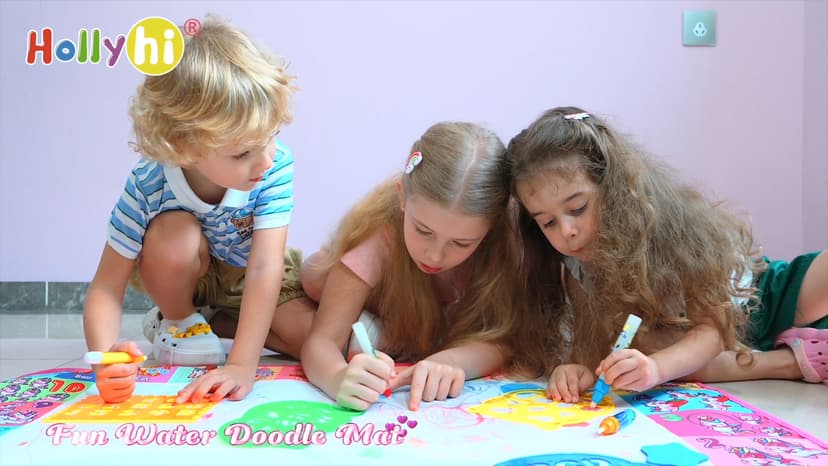 Reusale Princess Color Mat, Mess-Free Coloring, Educational Doodle Toy, Kids Birthday Gifts for Age 3 4 5 6 7 8 Year Old Water Doodle Mat, Kids Drawing Toys for 3 4 5 Year Old Boys Girls Gifts B08B8TQJ3Q