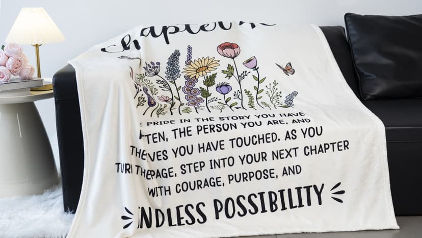 40 Year Old Birthday Gifts for Women, Friend, Sister, Mom, 1986 Bday Gift, Turning 40 Throw Blankets 50'' x 60'' Afterprints 40th Birthday Gifts Women, Chapter 40 Blanket Gift for Her B0F9W9BDSL