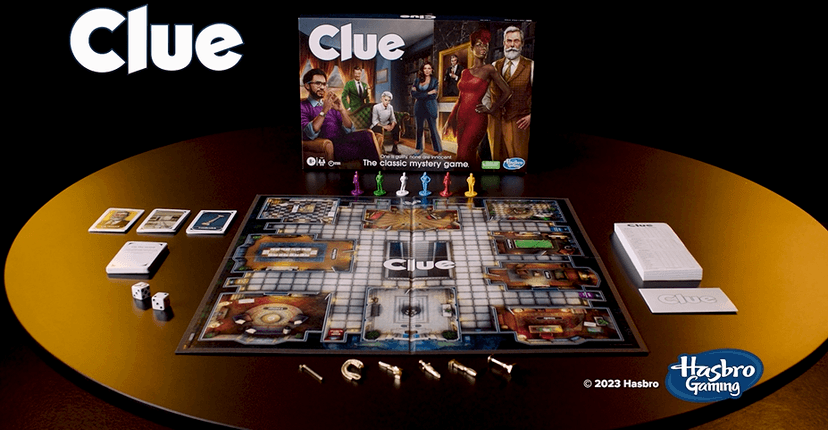Clue Board Game for Ages 8 and Up, Reimagined Clue Game for 2-6 Players, Mystery, Detective, Family Games for Kids and Adults