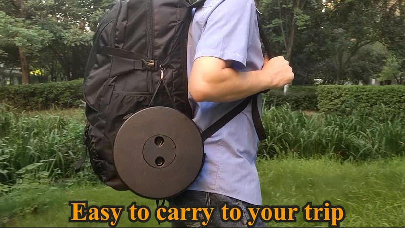 Fishboy Upgraded Collapsible Stool, 400lbs Max Weight, Lightweight But Sturdy, Portable Retractable Folding Telescoping Foldable Camping Stool for Adults Outdoor Fishing Hiking BBQ