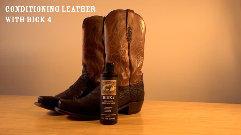 Bickmore Bick 4 Leather Conditioner 8 oz - Cleaner & Conditioner - Restore Polish & Protect All Smooth Finished Leathers