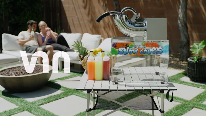 VNN Commercial Shaved Ice Machine - Electric Snow Cone Machine, Suitable for Party Activities, Family Gatherings, Events