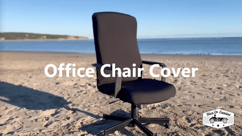 Water Resistant Stretch Computer Office Chair Cover with Durable Zipper Universal Washable Removable Spandex Rotating Boss Chair Slipcovers Anti-dust Soft Desk Chair Seat Protector for Dogs Cats Pets