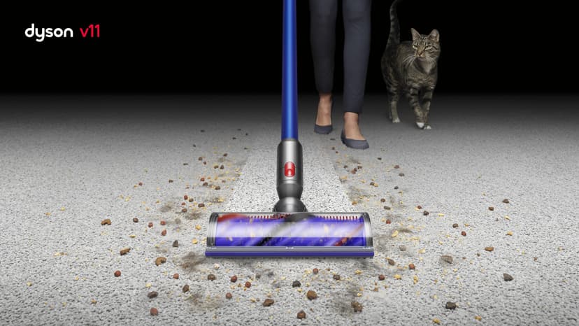 Dyson V11 Cordless Stick Vacuum, Large, Nickel/Blue