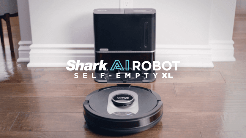 Shark AI Ultra Voice Control Robot Vacuum with Matrix Clean Navigation, Home Mapping, 60-Day Capacity, XL Self-Empty Base for Homes with Pets, Carpet & Hard Floors, Cool Grey