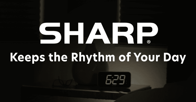 Sharp Twin Bell Alarm Clock, Loud Alarm Great for Heavy Sleepers - Stylish Matte Finish with Rustic Bronze Accents, Battery Operated (Matte Sage)