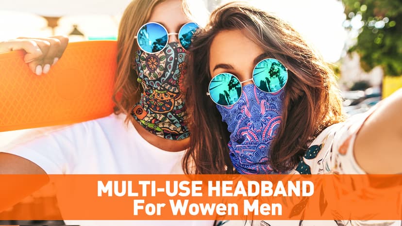 JOEYOUNG Headwear, Bandana, Neck Gaiter Head Wrap Headband Balaclava Magic Scarf