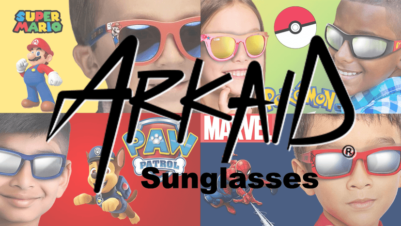 ARKAID Official Minecraft Boys Sunglasses | UV400 | One Size Fits Most Kids