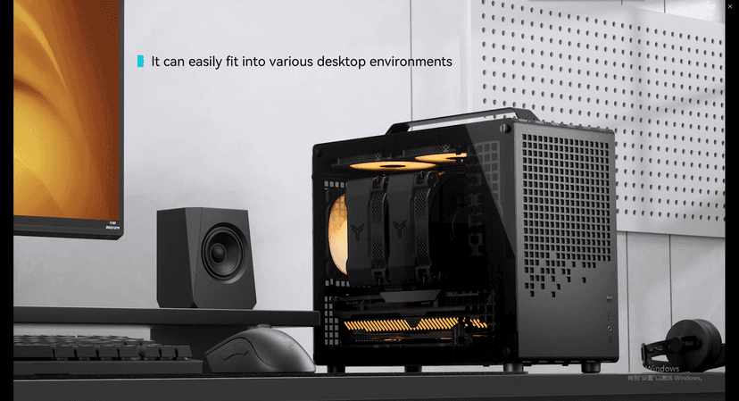 JONSBO/JONSPLUS Z20 Black Micro-ATX Mini Tower PC Case,with Detachable Carrying Handle, Mini Size, High-Performance Hardware Compatible, Support 240AIO, H160mm Cooler, Black