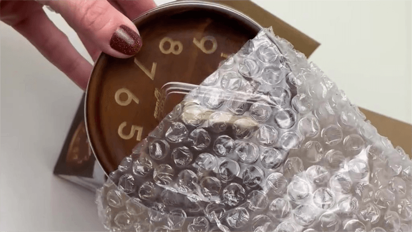 Driini Wooden Analog Desktop Clock – 4.3 in. Decorative Pinewood, No-Tick Design – Easy to Read Silent Sweep Mantle Clock – Quiet Tabletop Clocks with Wood Body, Hands, & Battery Cover; Dark