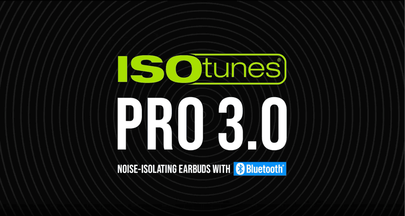 ISOtunes PRO 3.0 Bluetooth Hearing Protection - OSHA Approved Earbuds with 20 Hour Battery Life, Bluetooth Ear Protection with 27 dB Noise Reduction (NRR) Earplug Headphones - Durable Work Earbuds