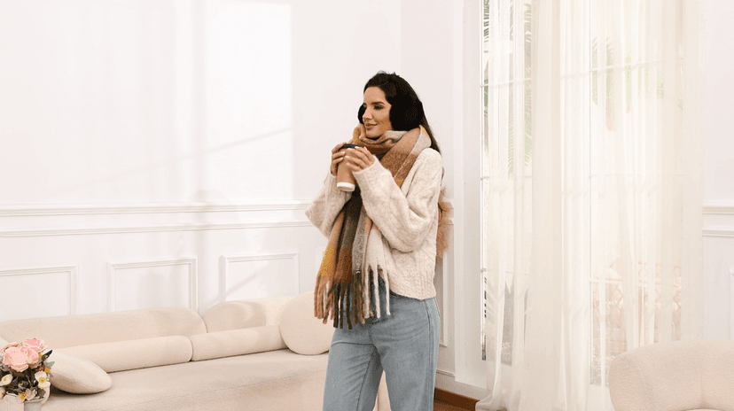 VEKDA Ear Muffs for Winter Women Fuzzy Ear Warmers Foldable Cute Earmuffs