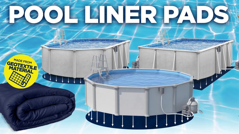 Shop Square 12-Foot Pool Liner Pad for Above Ground Pools - Under Pool Padding, Above Ground Pool Pad, Puncture Protection, Extend Liner Life, Durable Geotextile Material