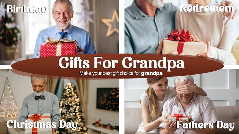 Grandpa Gifts, Fathers Day Grandpa Gifts, Wood Phone Docking Station, Fathers Day Birthday Christmas Stocking Stuffers from Grandkids, Nightstand Organizer