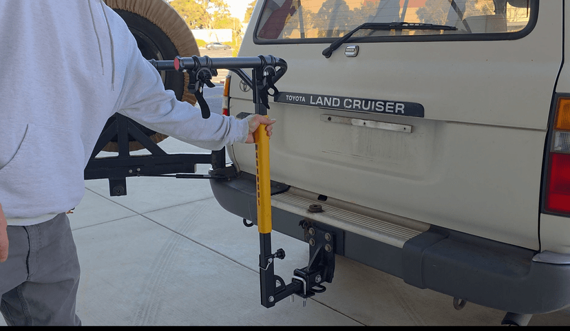 MaxxHaul 50025 Hitch Mount 2 Bike Rack For Cars, Trucks, SUV's, Minivans - 100 lb. Capacity