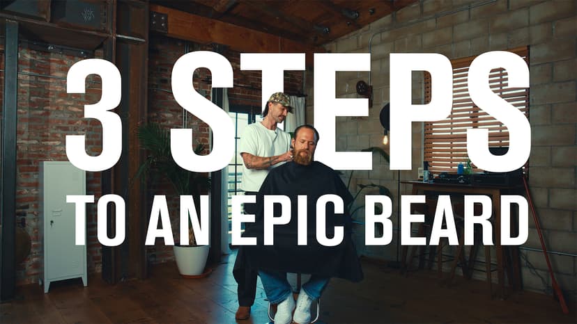 Every Man Jack Beard Essentials Gift Set for Men – Complete Routine with 5 Full-Size Essentials – Sandalwood Scent - Beard & Face Wash, Lotion, Oil, Butter & Comb