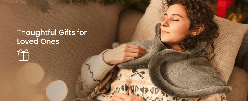 RENPHO Electric Heating Pad for Back Pain Relief, Birthday Gifts for Women Men Mom Dad Elderly, FSA Eligible Items Only List, Large Heat Pad for Neck and Shoulders, 24"x33", ETL Certified, Gray