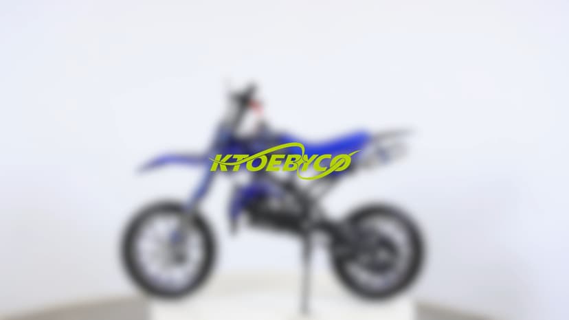 50cc Kids Dirt Bike, 2-Stroke Gas Powered Mini Motorcycle Up to 40MPH, Off-Road Dirt Bike for Kids 8-14 with Front Rear Disc Brakes, Double Shock Absorption (Black)