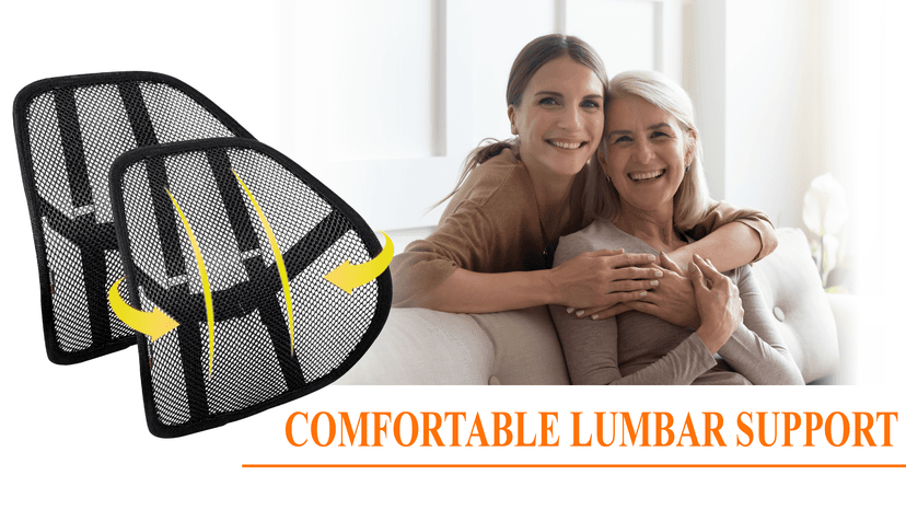 kingphenix Lumbar Support (2 Pack) with Breathable Mesh, Suit for Car, Office Chair