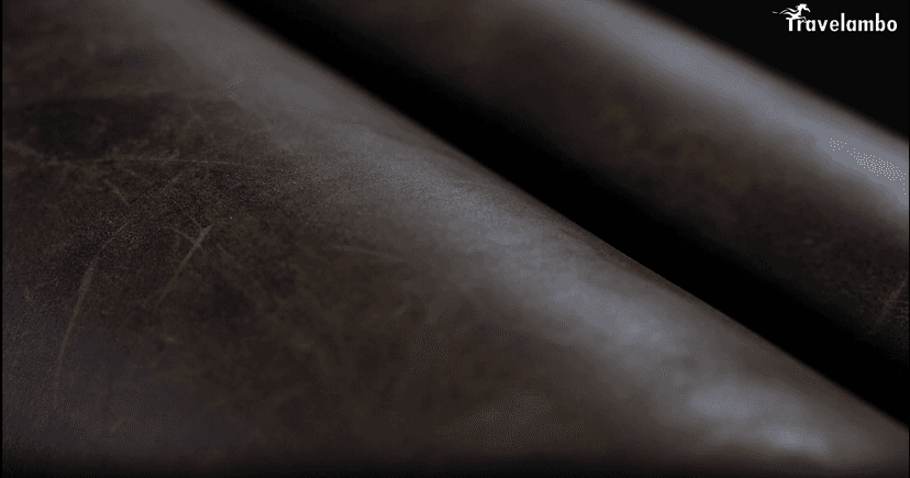 Travelambo Genuine Leather Wallet for Men with Gift Box - Handmade Bifold Stylish - Mens Wallets Rfid Blocking with 2 ID Windows