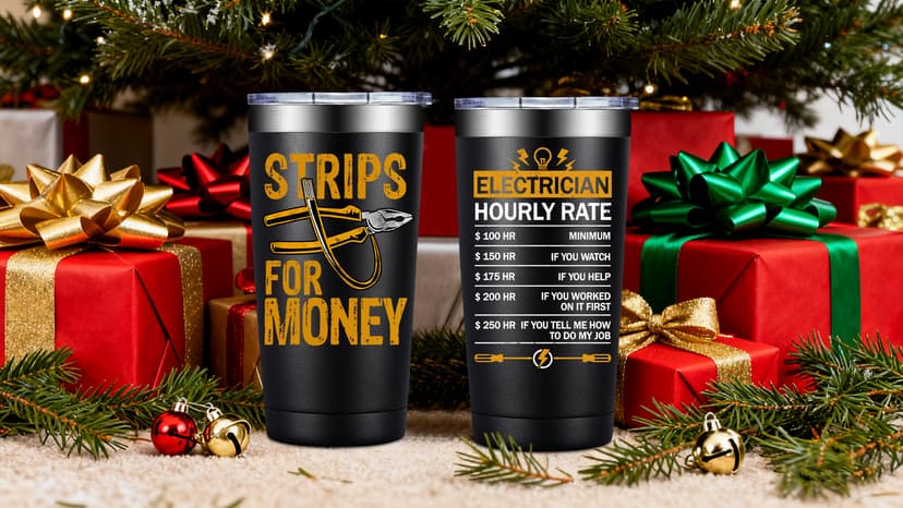 SpenMeta Christmas Tech Gifts for Men - Cool Technical Support Gifts for IT Techies Guys, Geek, Programmer - I'm My Family's Unpaid Tech Support Tumbler Cup 20oz