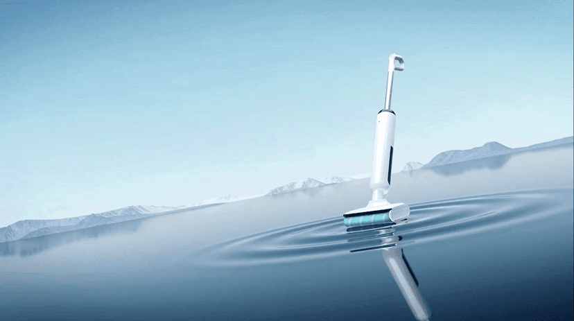 Wet Dry Vacuum Cleaner, 180° Lay-Flat Cordless Vacuum Mop Combo with Edge Cleaning, All-in-One Floor Cleaner for Hard Floors, Self-Cleaning, 45mins Runtime, LED Display, Voice Prompts