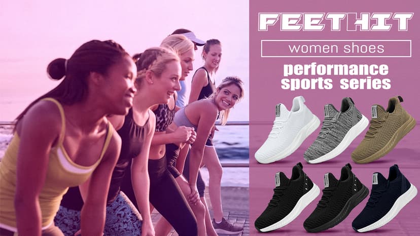 Feethit Women Tennis Running Shoes Walking Shoes Lightweight Casual Sneakers for Travel Gym Work Woman Waitress Nurse