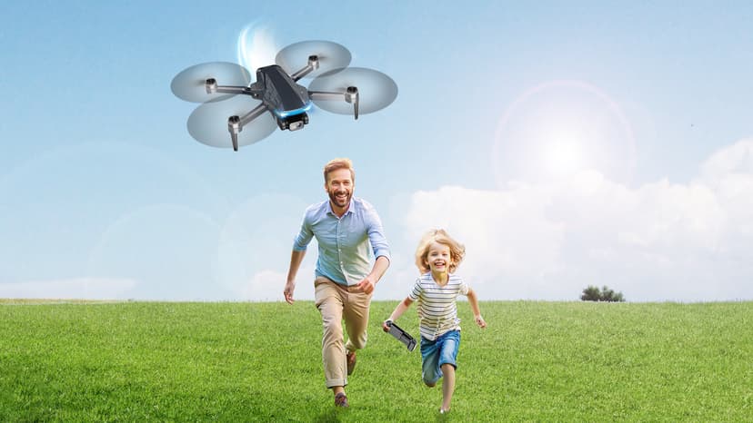 GPS Drone with Camera, 2K HD Drones for Adults, Foldable FPV Drone with GPS Auto Return, Follow Me, Circle Fly, Waypoint Fly, 5G Transmission, Gestures Selfie, Brushless Motor, 2 Batteries, Charcoal