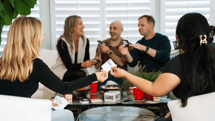 DSS Games Who's Most Likely to...Kinda Clean Family Edition [A Party Game | Great for Adults & Teens | Game Nights & Big Groups | Ages 14+]