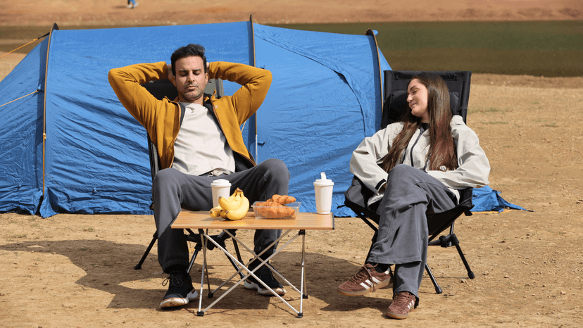 Wildhiker Portable Compact Folding Camping Chairs – Lightweight High Back with Pillow, Deep Recline, ArmPads, Side Pockets-for Motorcycle, RV, Backpacking, Travel, Festival – Black