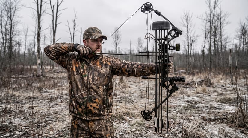 Compound Bow Set for Adults and Beginners, Adjustable 30-55 Lbs Draw Weight, 24"-29.5" Draw Length, up to IBO 310 fps, Archery Bow Set with All Accessories for Hunting Target Shooting Practice