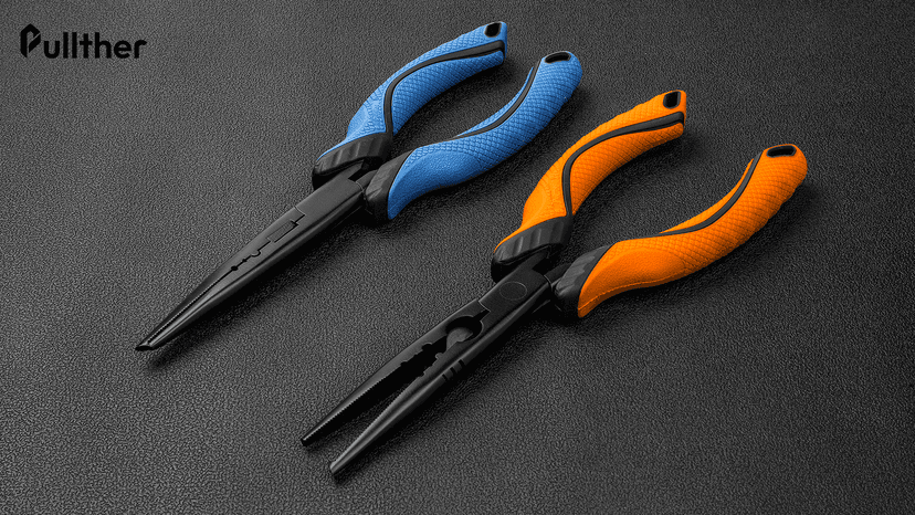 pullther fishing Fishing Pliers,Carbon Steel with Corrosion Resistant Coated Fishing Tools,Multitool for Saltwater Freshwater