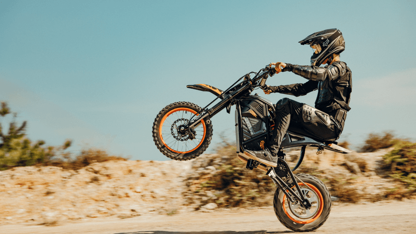 Windone RM7 Electric Dirt Bike for Teens & Adults, 2200W Peak Ebike, 48V 22.5Ah, 37MPH & 45-Mile Electric Motorcycle, 14"/12" Off-Road Tire E-Bike, Dual Hydraulic Brakes, Full Suspension, Fit Age 13+