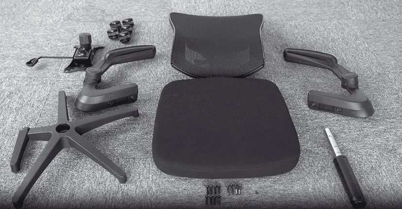 KLASIKA Desk Chairs with Wheels, Ergonomic Mesh Office Chair Adjustable Height and Swivel Lumbar Support Home Office Chair with Flip Up Armrests (8PK)