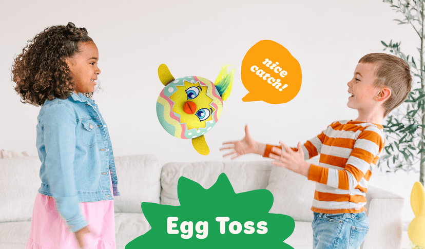 Move2Play, Egg Toss, Hilariously Wild Active Party Game for Kids | Indoor & Outdoor Toss Toy for Boys & Girls Ages 3-8+ | Fun Birthday, Family & Camping Game B07CN72D4V