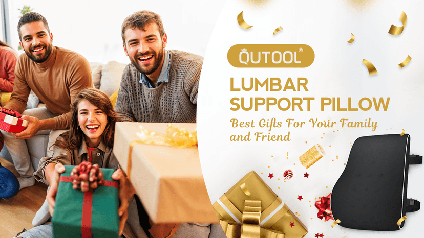 Lumbar Support Pillow for Office Chair, Office Home Essentials,Gifts for Mom,Dad, Back Support Pillow for Car, Chair Cushions,Back Pain Relief Improve Posture,Mesh Cover Double Adjustable Straps