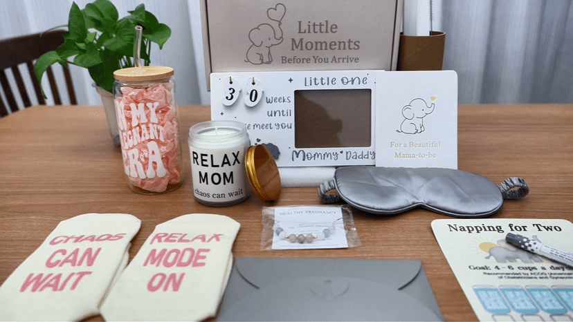 Self Care Items, Pregnant Wife, Mom to Be, First Mother's Day or 2nd Trimester Pregnancy Care Package Gift Set for First Time Mom B0FYGQWGRX