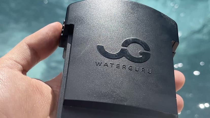 WaterGuru Sense S2 Smart Pool Monitor – Digital Pool & Spa Water Tester for Chlorine, pH, CYA & Alkalinity – Wi-Fi Enabled – Includes C5 Cassette, Float Ring & Batteries