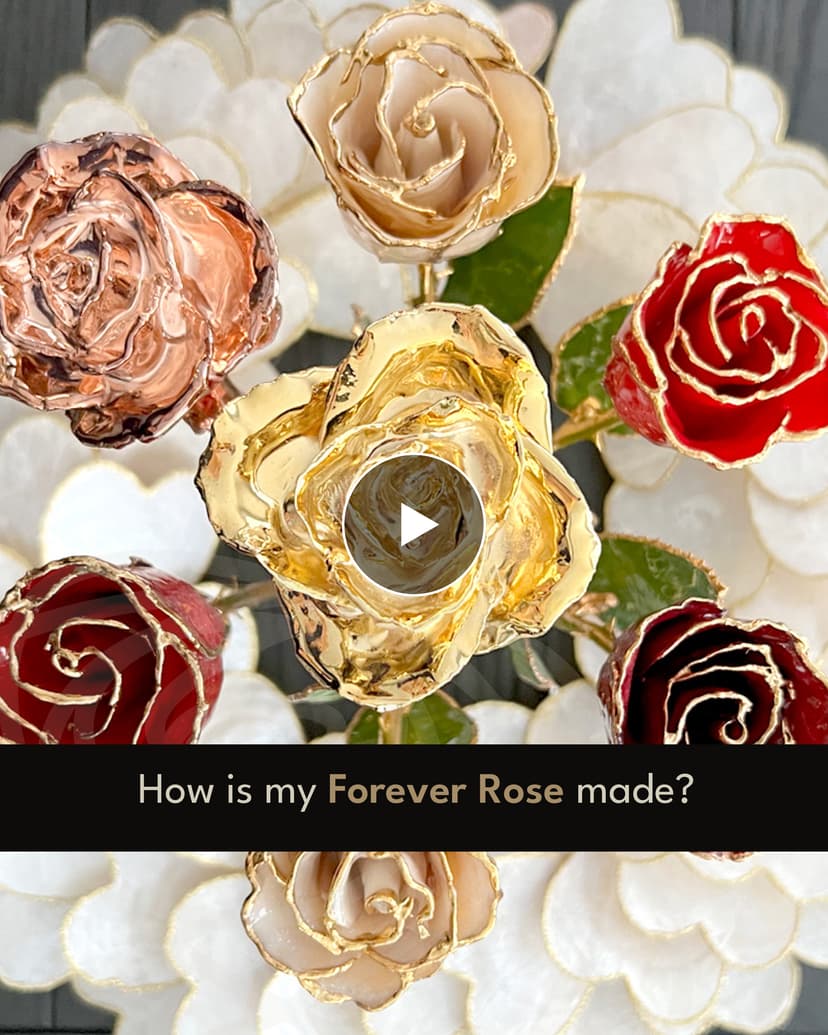 Real Rose with Sparkles in Leather Case with LED Light, Perfect Ready to Gift for Birthday or Any Occasion Forever Rose Hand-Dipped in 24K Gold, Golden Topaz November Birthstone B0CJHZLJVG