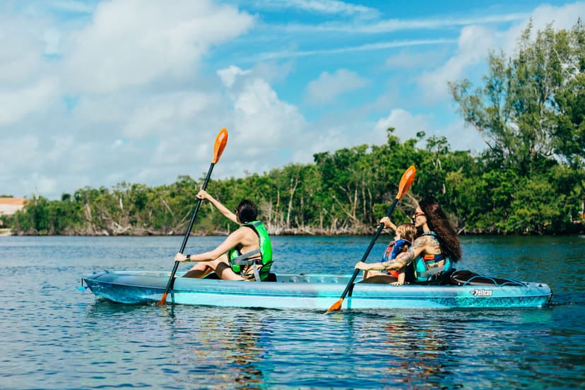 Pelican - River Gorge 130X Tandem Kayak - Sit-on-Top - Recreational 2 Person Kayak - 13 ft
