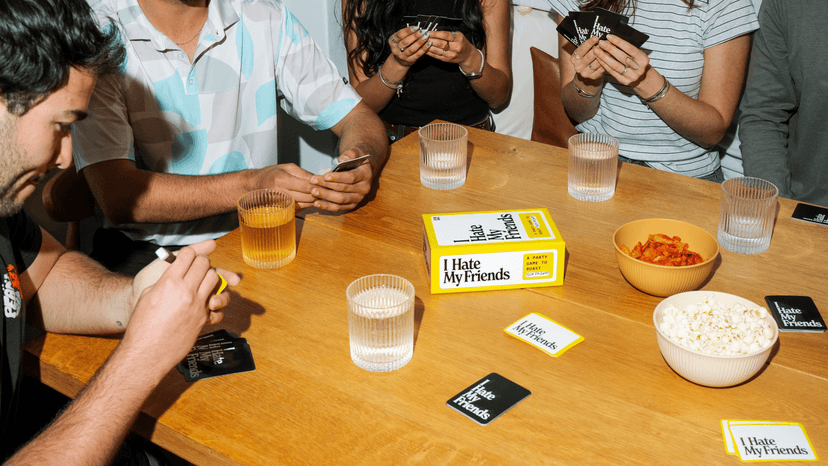 DSS Games I Hate My Friends [Hilarious Roast Party Game for Adults | Funny Friend Card Game for Game Night, Bachelorette Parties, College Parties & Girls Trips | Ages 17+ | 3+ Players]