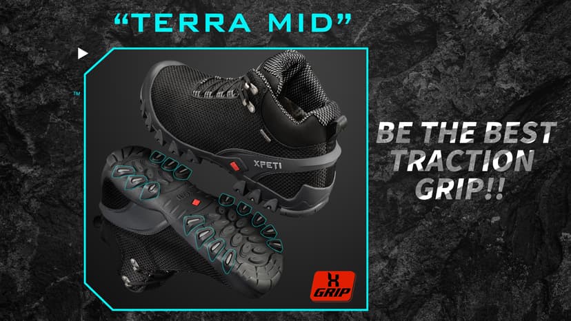XPETI Men's TERRA Mid Hiking Boot